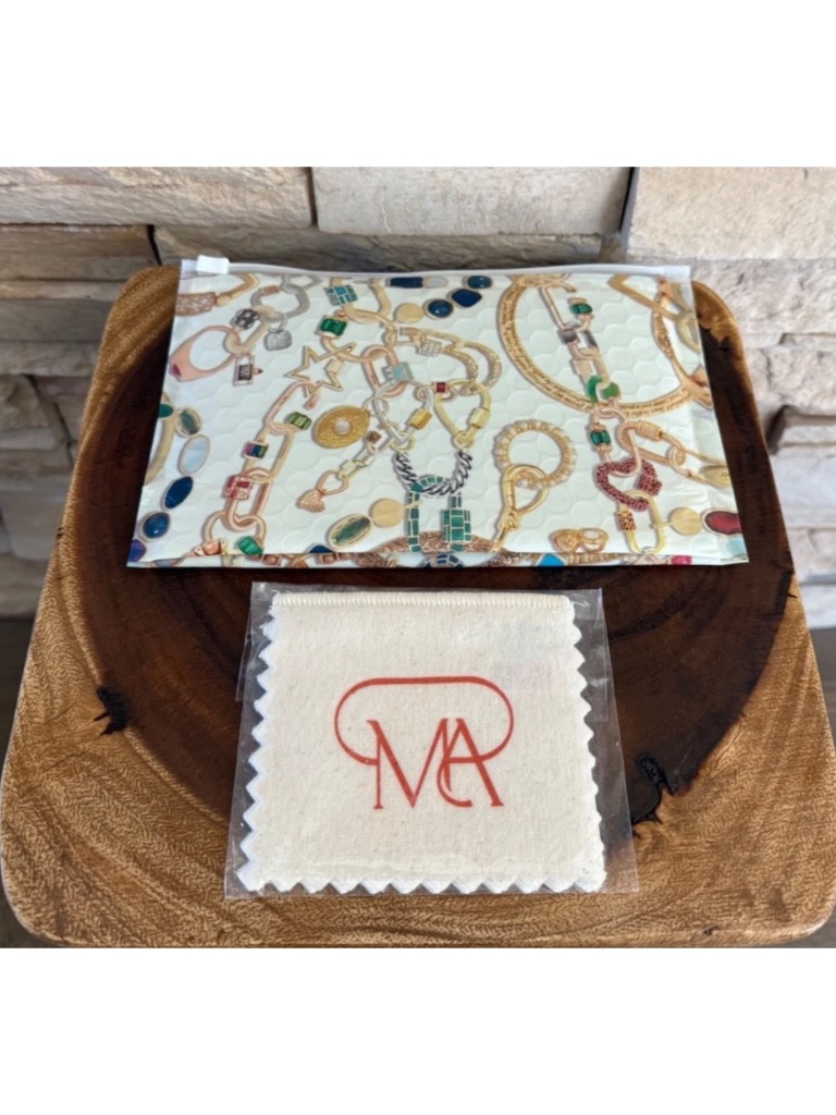 Marla Aaron Bubble Pouch And Cleaning Cloth — image 2 of 4